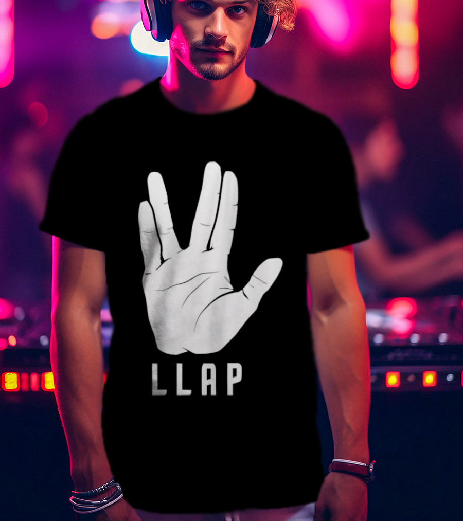LLAP Vulcan Salute Hand T-Shirt