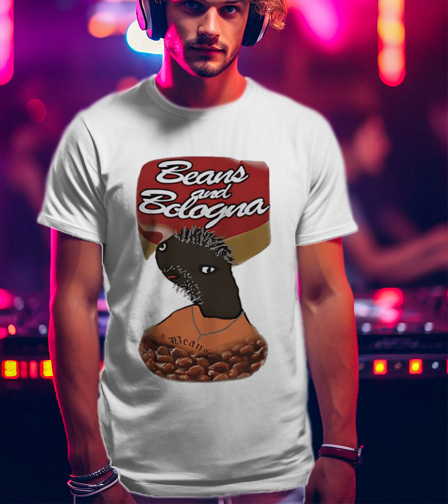 Beans And Bologna Can Head Character With Beans T-Shirt