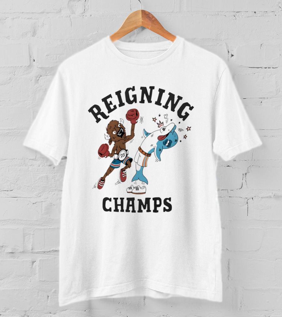 Reigning Champs Buffalo Vs Miami Boxing Showdown T-Shirt
