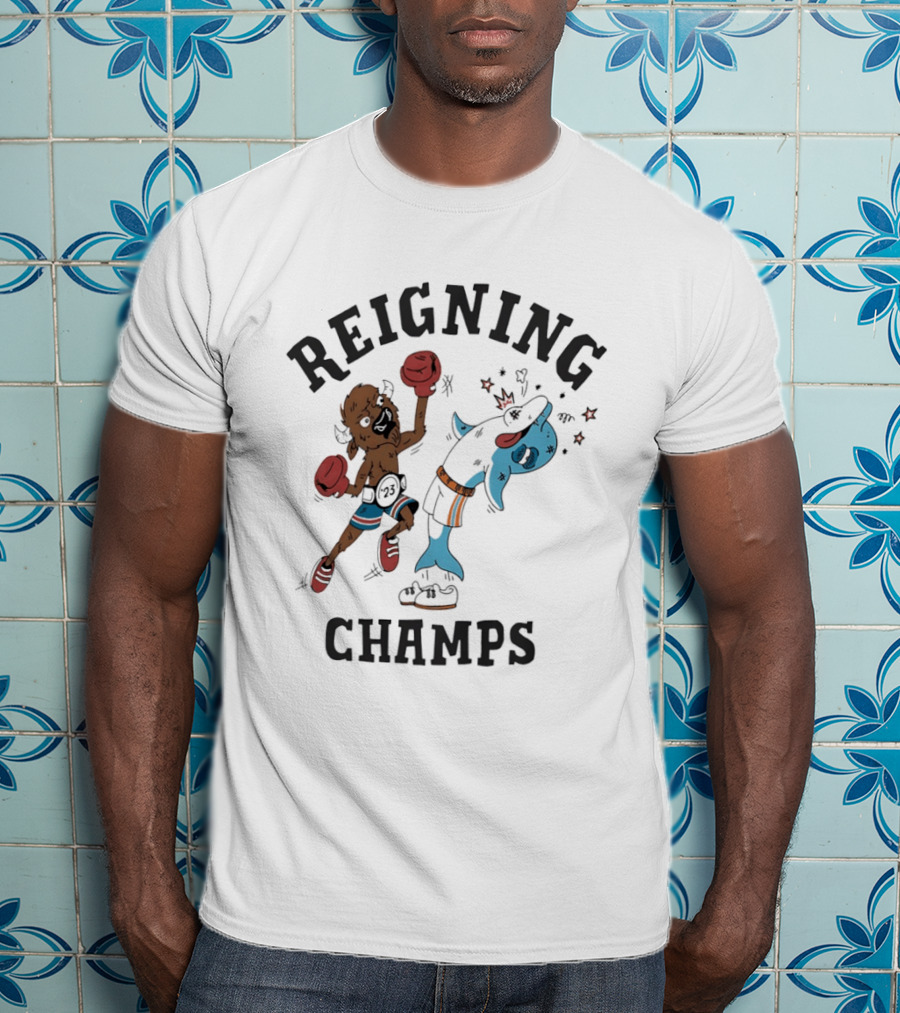 Reigning Champs Buffalo Vs Miami Boxing Showdown T-Shirt