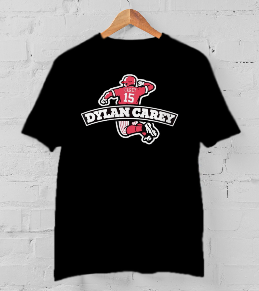 Dylan Carey 15 Baseball University Of Nebraska 2026 T-Shirt
