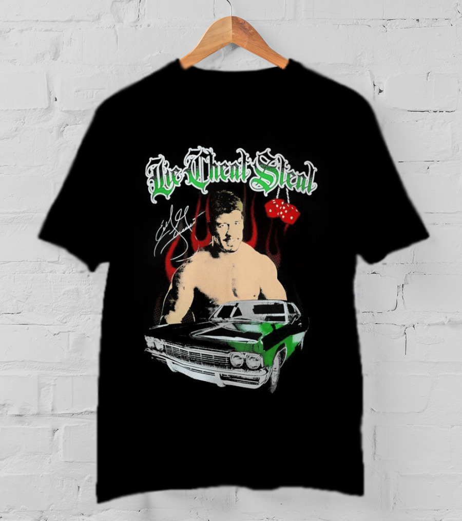 Eddie Guerrero Viva La Raza Lowrider Latino Heat T-Shirt