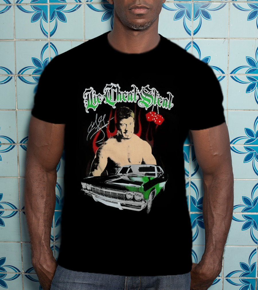 Eddie Guerrero Viva La Raza Lowrider Latino Heat T-Shirt