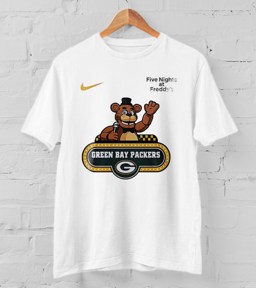 Green Bay Packers Freddy Fazbear T-Shirt