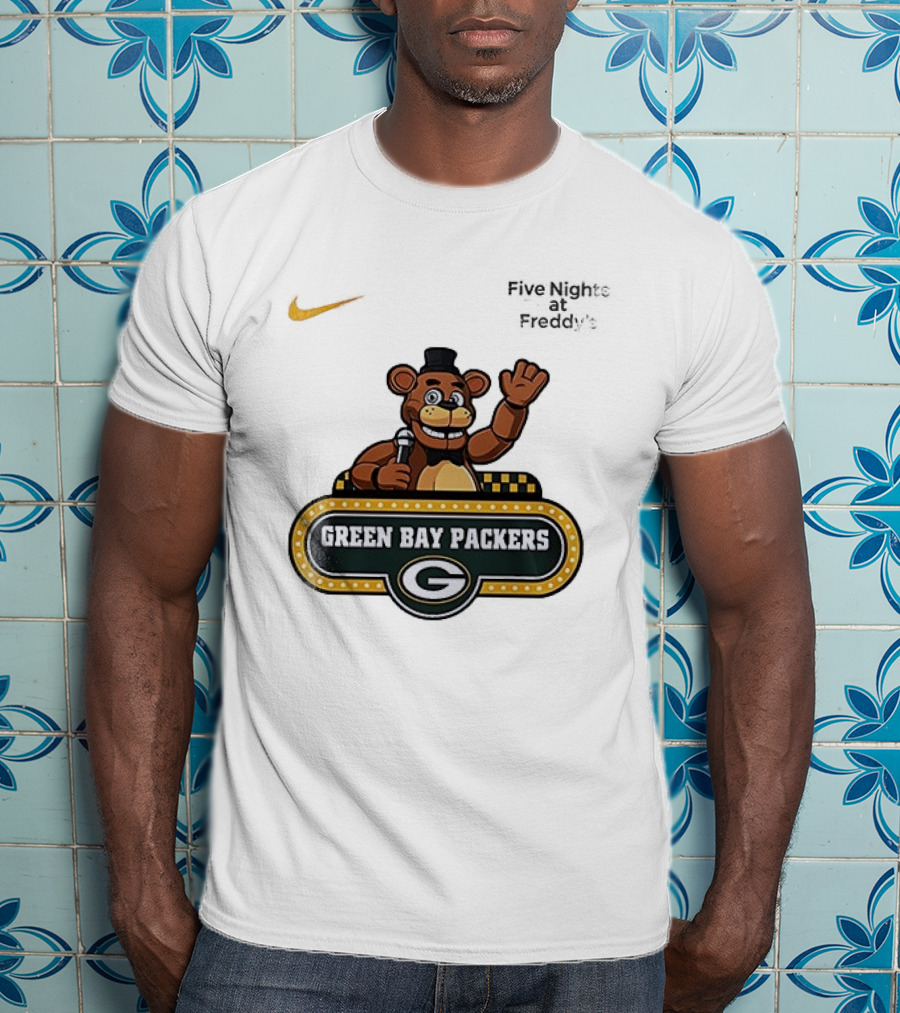 Green Bay Packers Freddy Fazbear T-Shirt