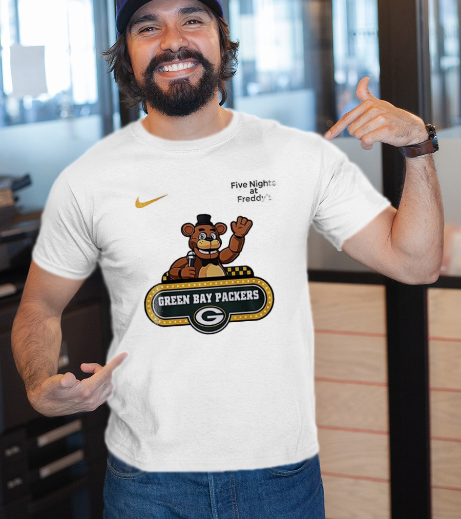 Green Bay Packers Freddy Fazbear T-Shirt