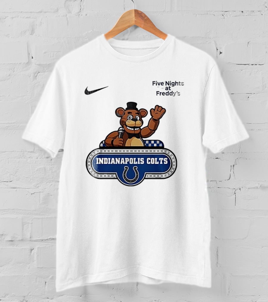 Nike Five Nights At Freddy's Indianapolis Colts Collaboration T-Shirt