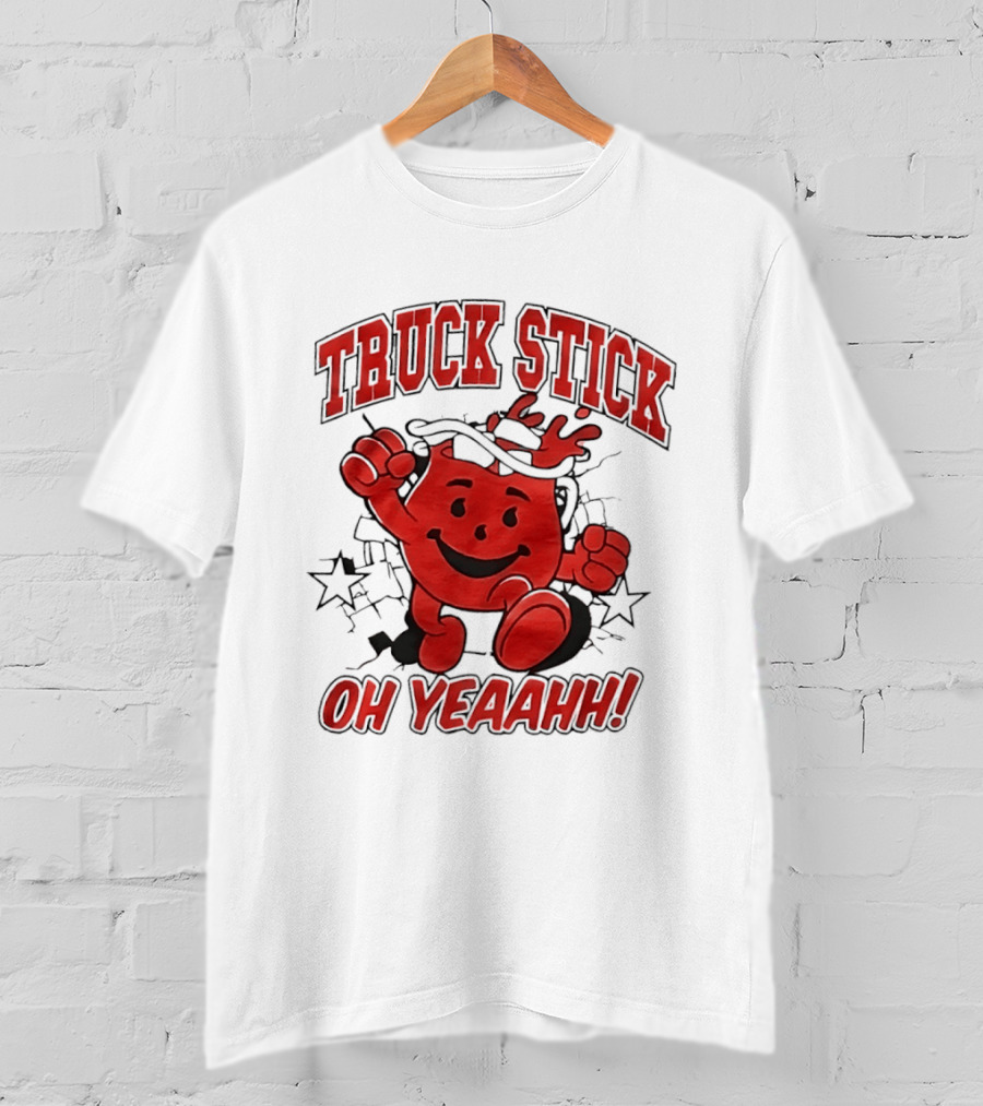 Truck Stick Kool Aid Man Oh Yeaahh T-Shirt
