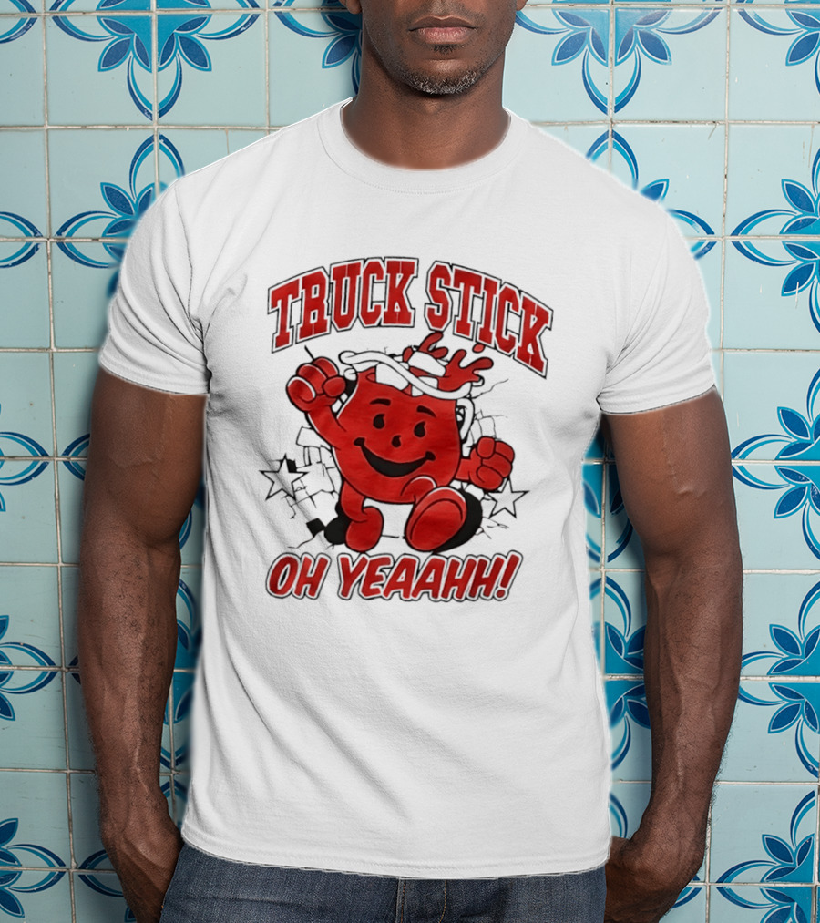 Truck Stick Kool Aid Man Oh Yeaahh T-Shirt