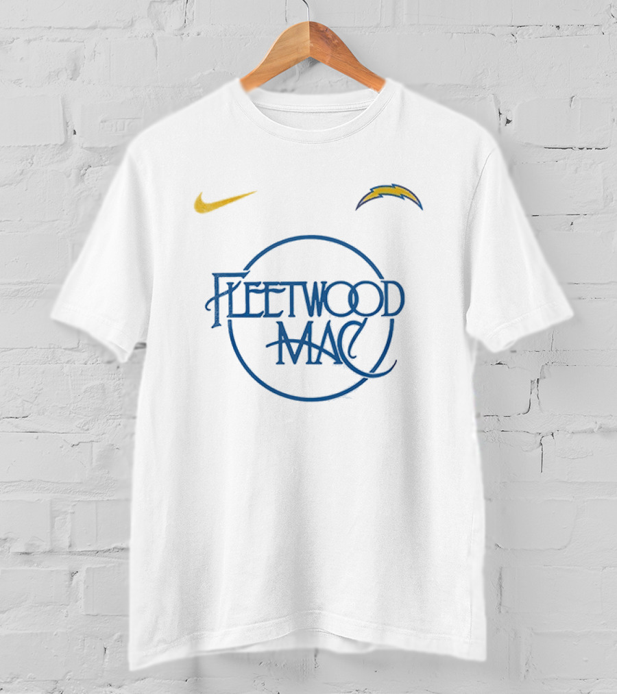 Los Angeles Chargers Fleetwood Mac Nike Collaboration T-Shirt