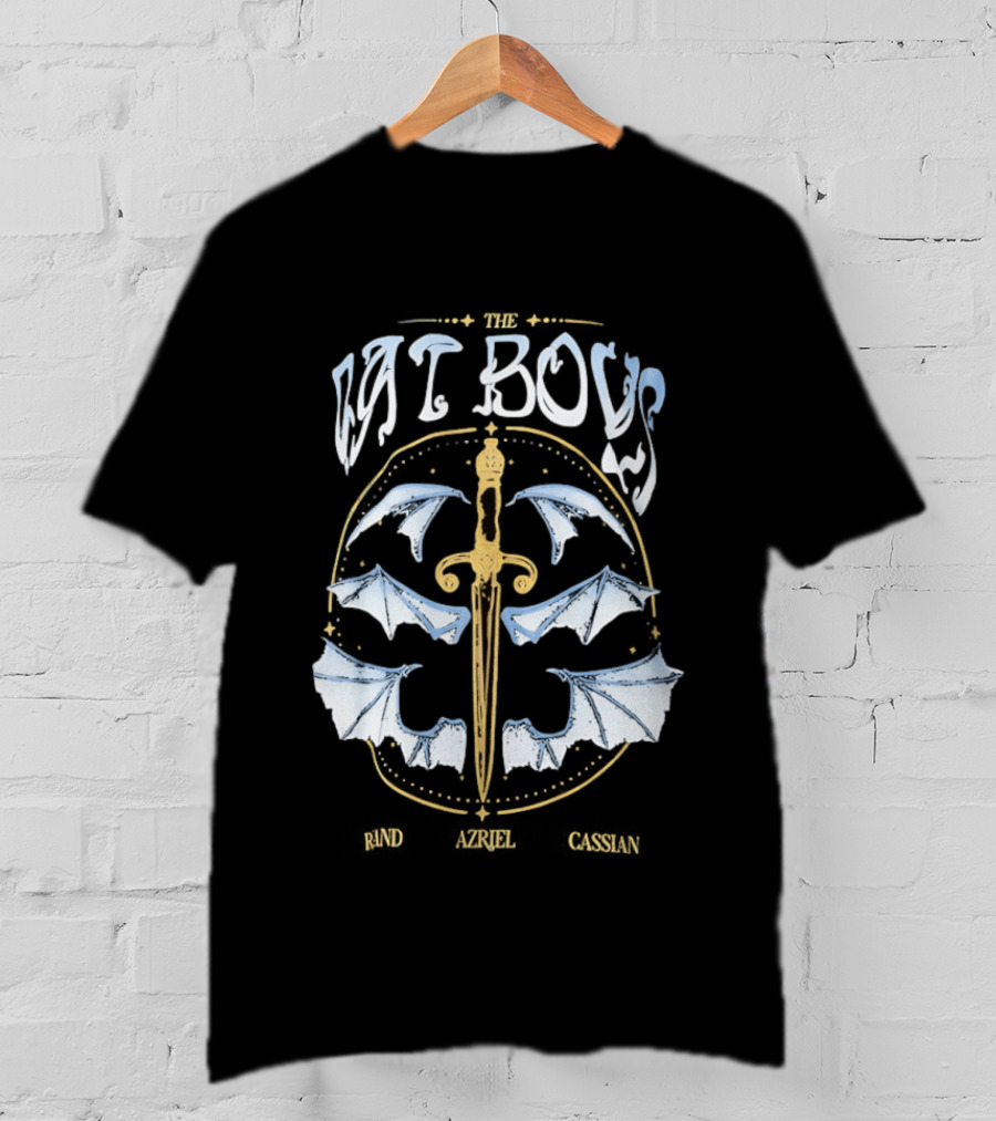 Bat Boys Rand Azriel Cassian Sword And Wings T-Shirt