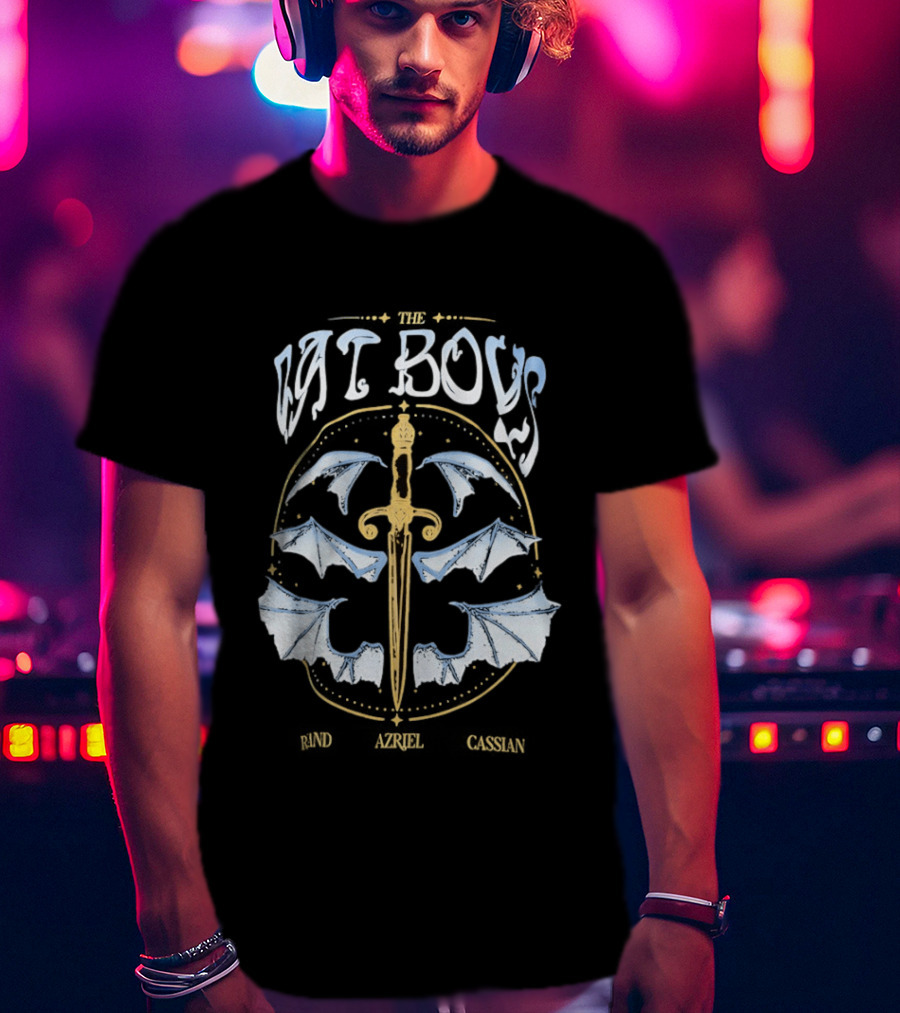 Bat Boys Rand Azriel Cassian Sword And Wings T-Shirt