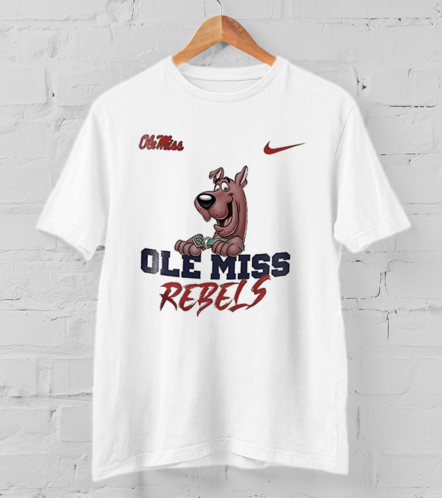 Ole Miss Rebels Scooby Doo Nike Collaboration T-Shirt