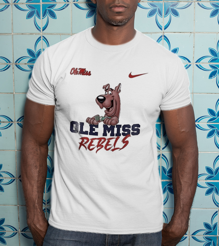 Ole Miss Rebels Scooby Doo Nike Collaboration T-Shirt