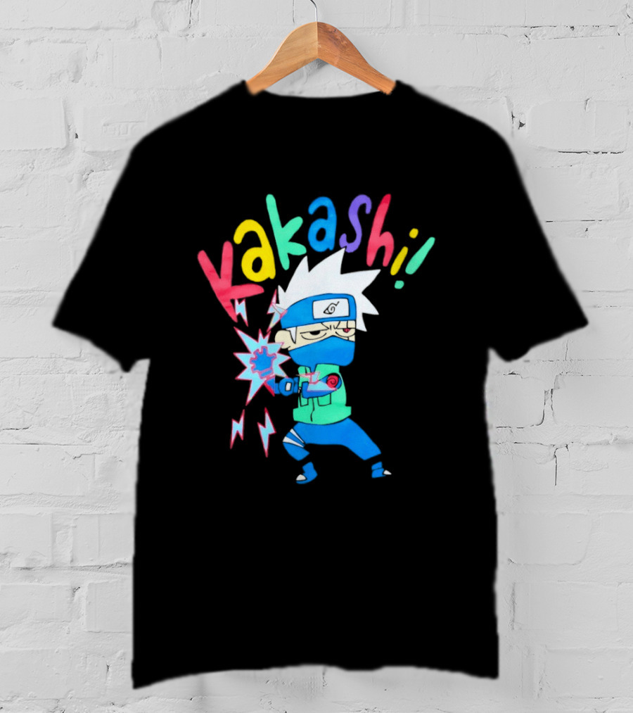 Kakashi Hatake Naruto Colorful Chibi T-Shirt
