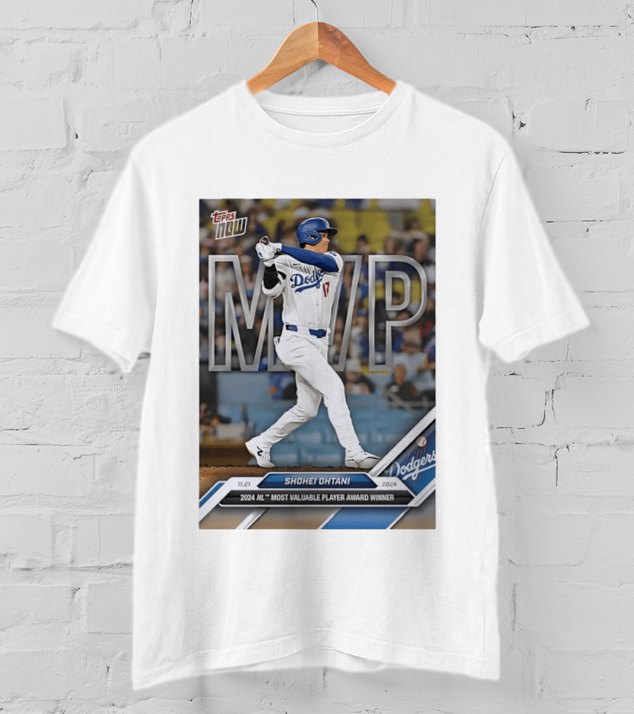 Shohei Ohtani 2024 NL Most Valuable Player Dodgers Baseball MVP T-Shirt