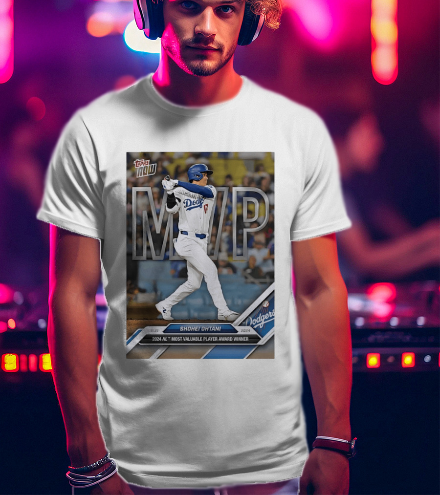 Shohei Ohtani 2024 NL Most Valuable Player Dodgers Baseball MVP T-Shirt