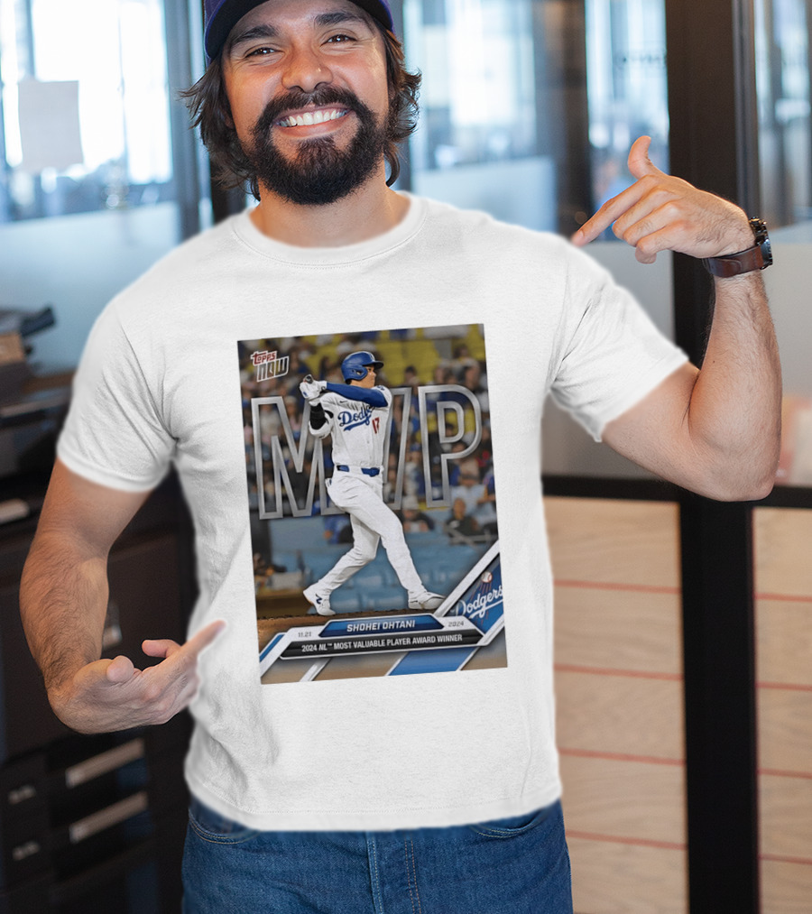 Shohei Ohtani 2024 NL Most Valuable Player Dodgers Baseball MVP T-Shirt