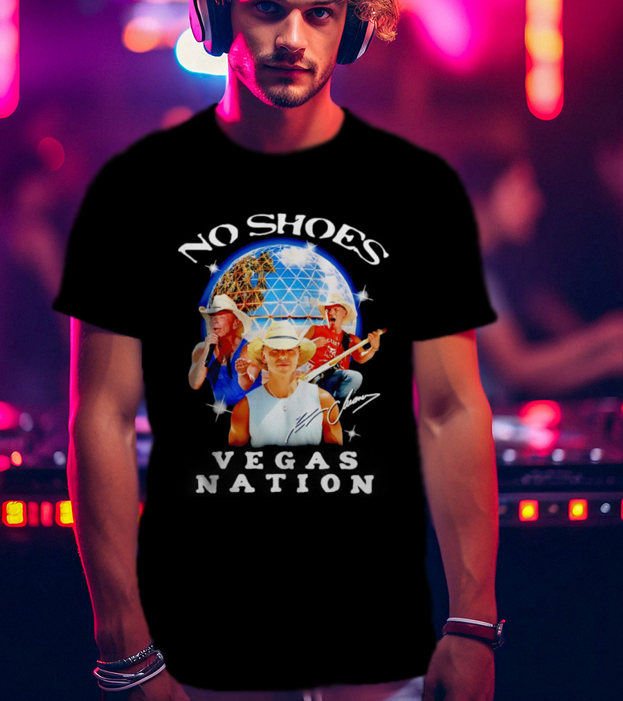 Kenny Chesney No Shoes Vegas Nation Live Music Event T-Shirt