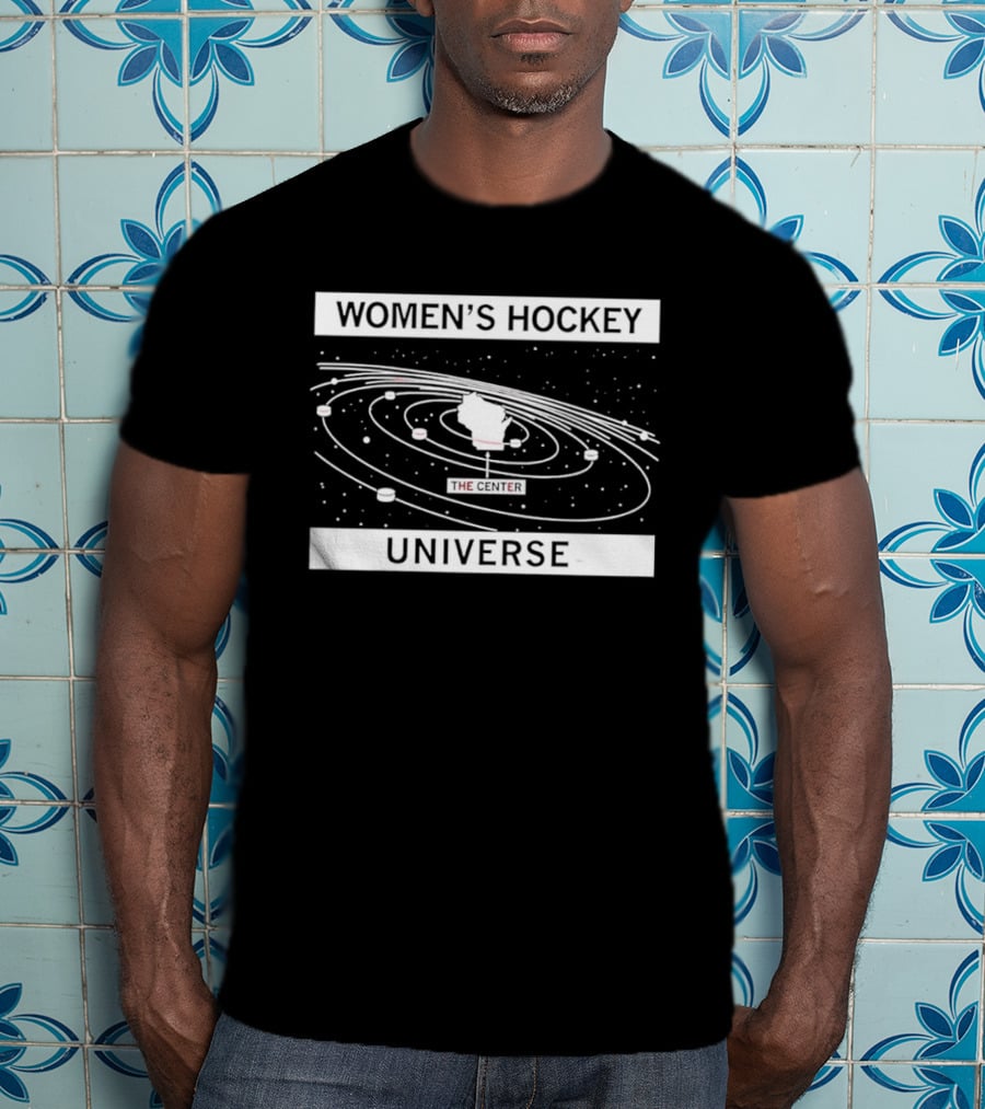 Women's Hockey Universe Center Galaxy Hockey T-Shirt