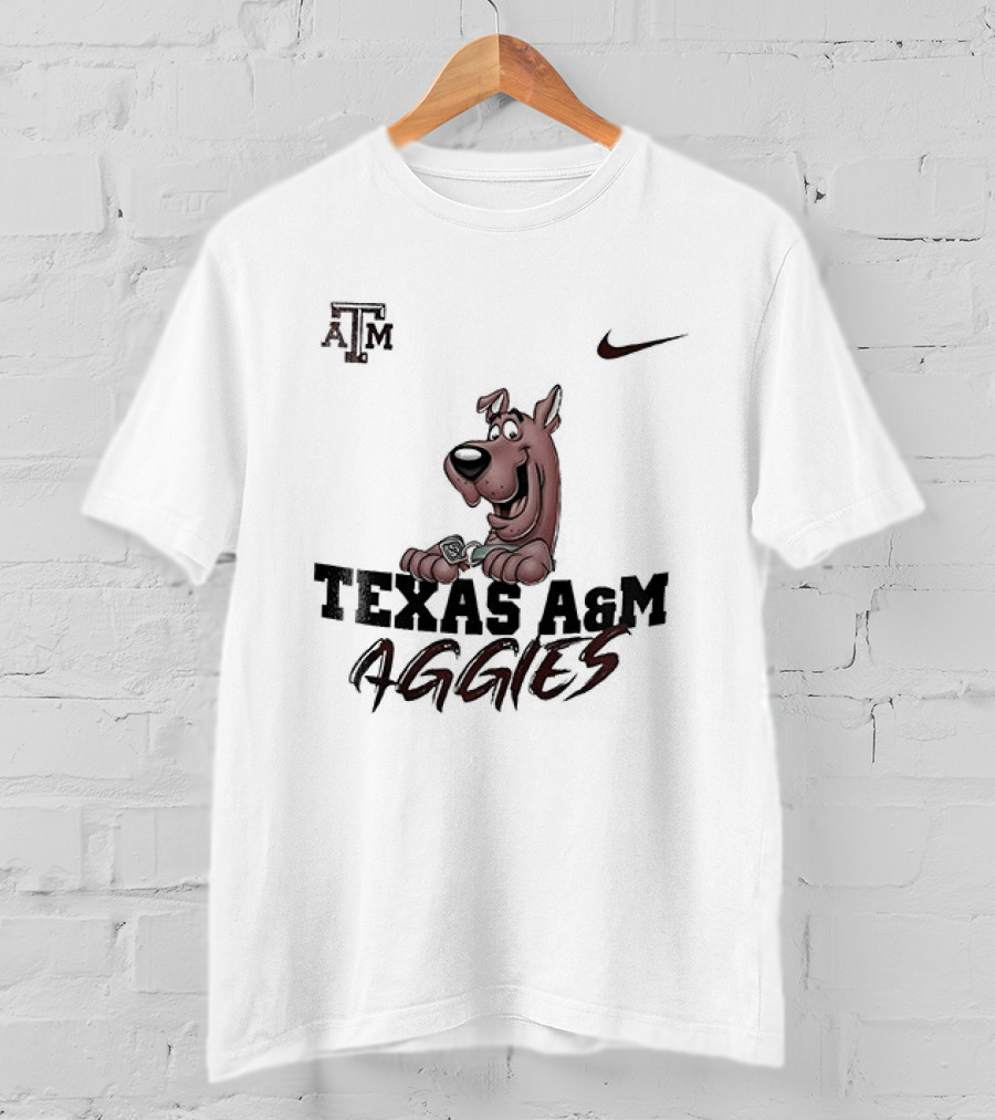 Texas A And M Aggies Scooby Doo Nike Collaboration T-Shirt