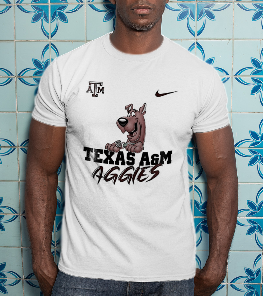 Texas A And M Aggies Scooby Doo Nike Collaboration T-Shirt