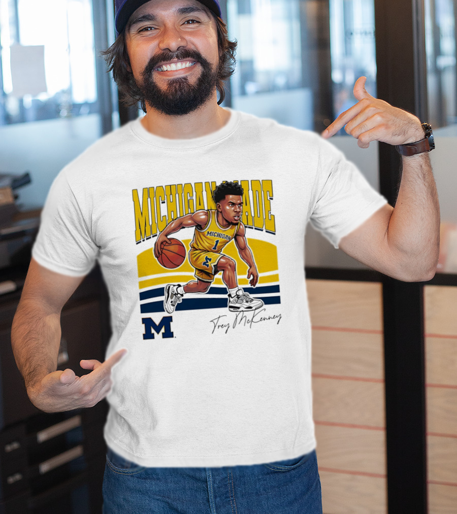 Trey McKenney Michigan Made Basketball Wolverines 2026 T-Shirt