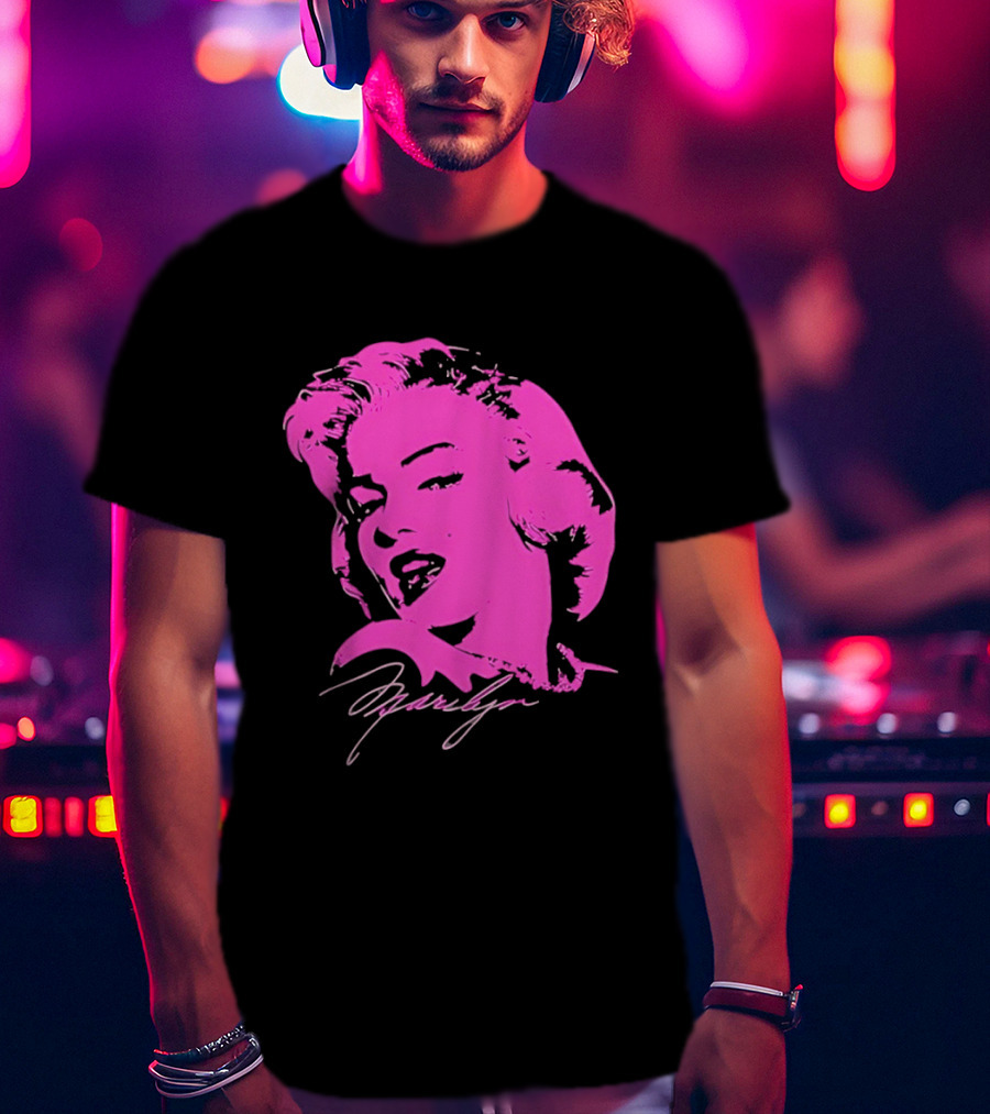 Marilyn Monroe Pink Pop T-Shirt