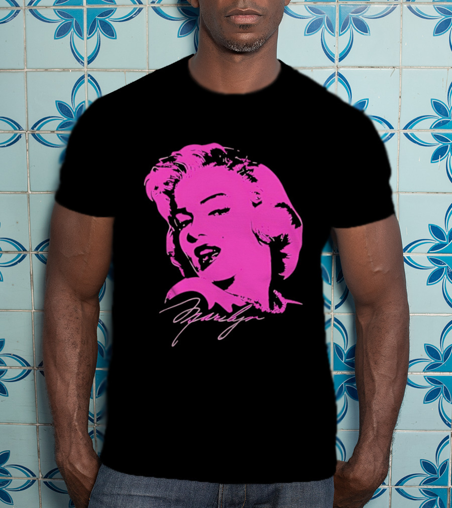 Marilyn Monroe Pink Pop T-Shirt