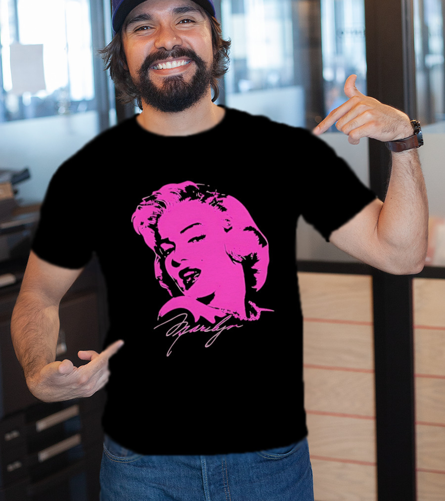 Marilyn Monroe Pink Pop T-Shirt