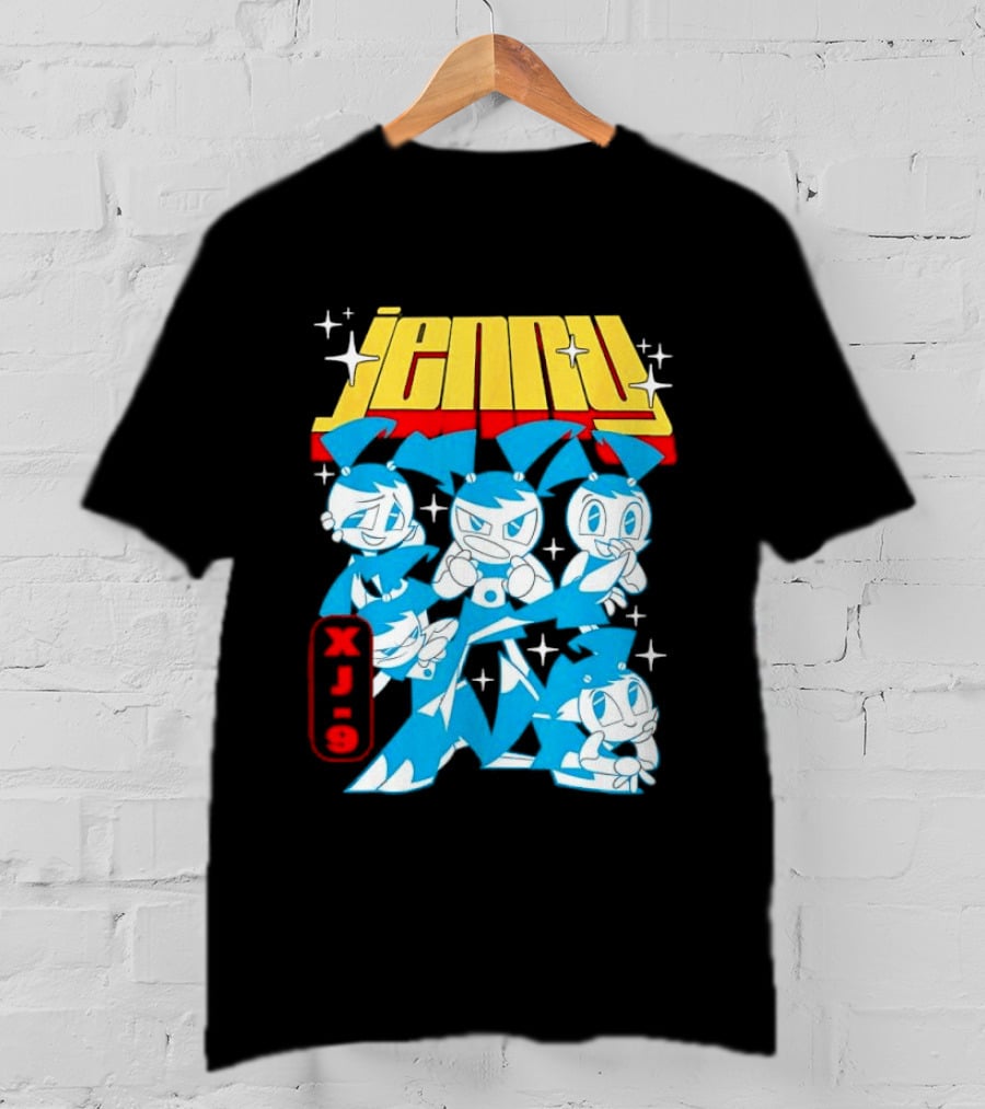 Jenny XJ 9 My Life As A Teenage Robot Blue Transformation T-Shirt