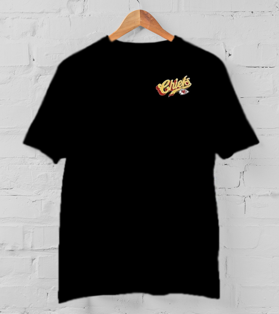 Born X Raised Kansas City Chiefs Kingdom Pro Script Chiefs Kingdom T-Shirt