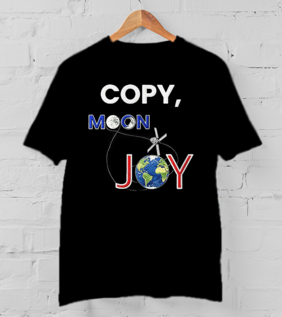 Copy Moon Joy Earth Astronaut Artemis II T-Shirt