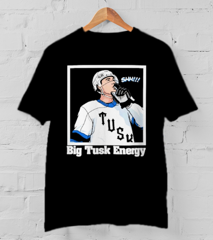 Big Tusk Energy Sip Hockey Tusk Player T-Shirt