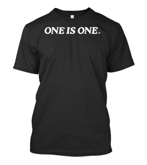 One Is One Baseball Classic White T-Shirt