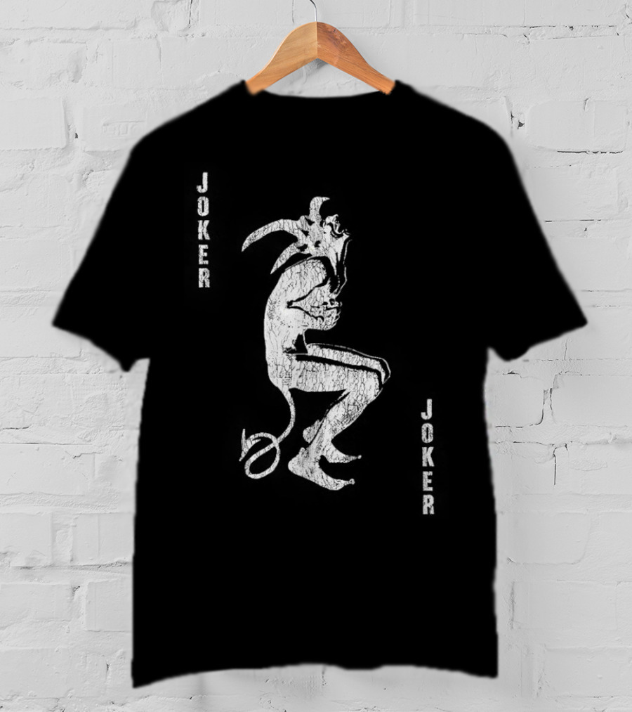 Joker Horror As Devil Cartoons Evil Clown T-Shirt