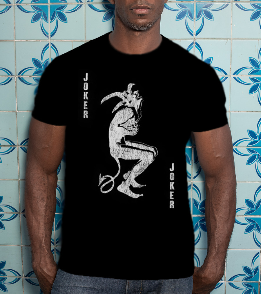 Joker Horror As Devil Cartoons Evil Clown T-Shirt