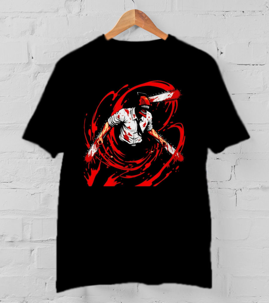 Chainsaw Man Denji Blood Splattered T-Shirt