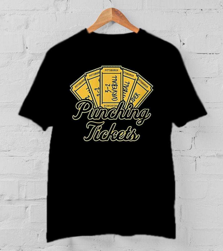 Pittsburgh Pirates Punching Tickets Curveball Slider 2026 T-Shirt