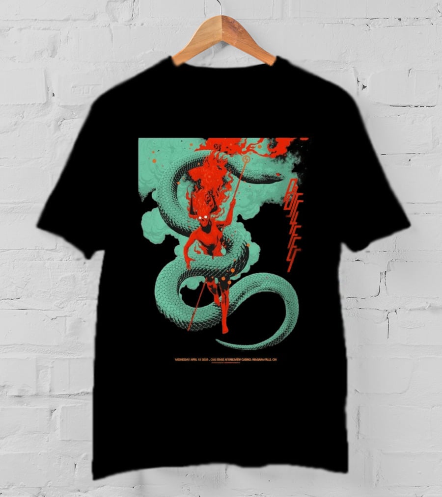 Puscifer Fall Tour 2026 The OLG Stage At Fallsview Casino Serpent Demon T-Shirt