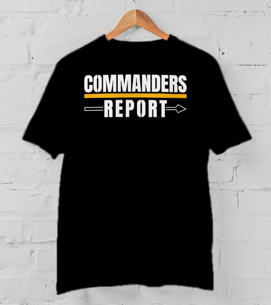 Washington Commanders Commanders Report T-Shirt