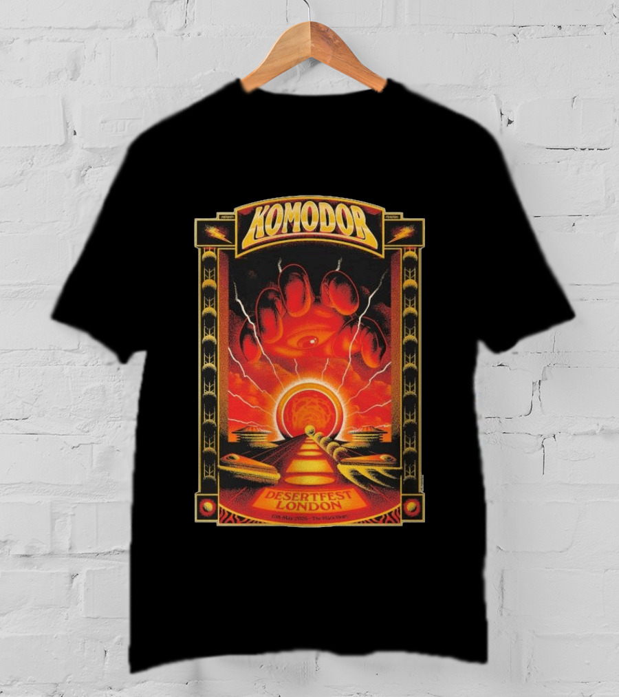 Komodor Desertfest London 5.17.2026 The Black Heart Event T-Shirt