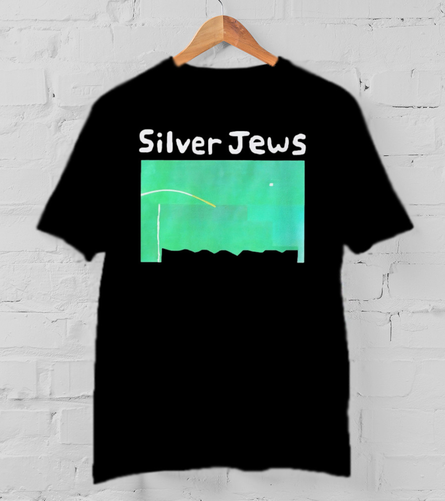 Silver Jews Green Abstract T-Shirt