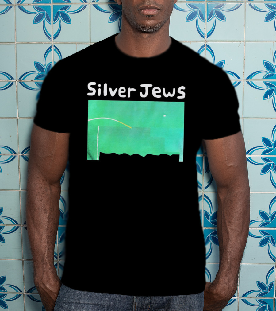 Silver Jews Green Abstract T-Shirt