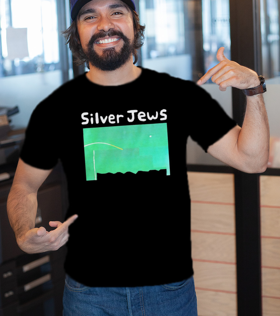 Silver Jews Green Abstract T-Shirt