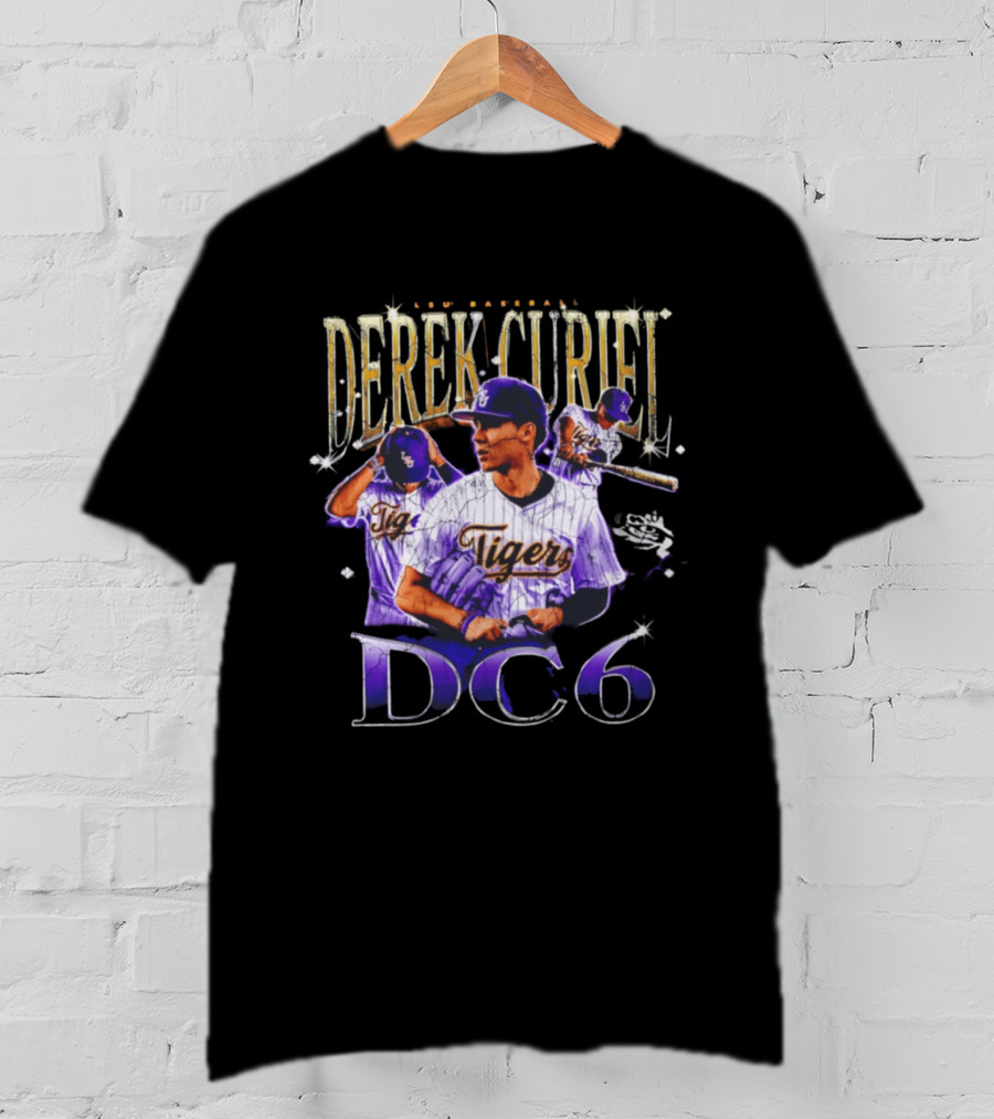 Derek Curiel LSU Baseball Tigers DC6 T-Shirt