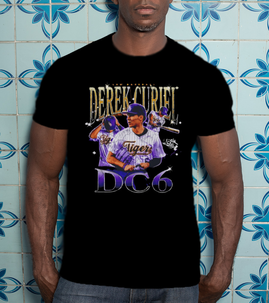 Derek Curiel LSU Baseball Tigers DC6 T-Shirt
