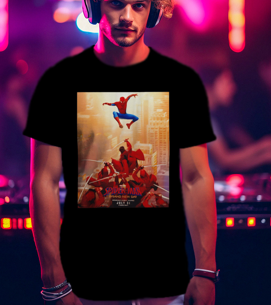 Spider Man Brand New Day Peter Vs The Hand Movie July 31 T-Shirt