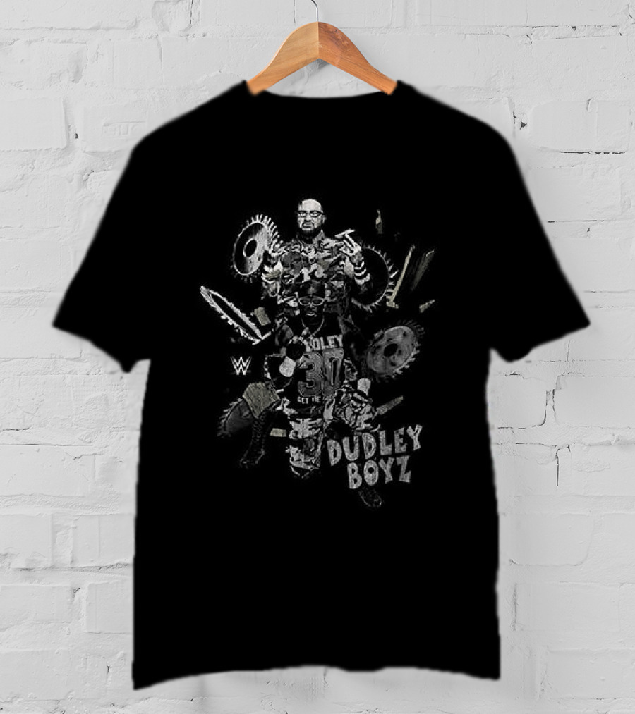 Dudley Boyz 3D WWE Get The Tables Wrestling Legend T-Shirt