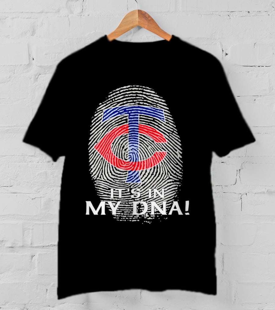 Minnesota Twins TC It's In My DNA Fingerprint T-Shirt